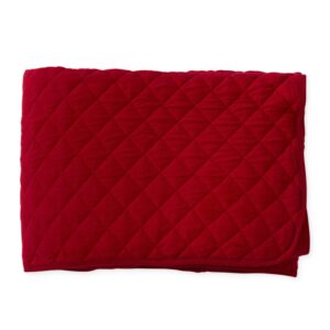 60" Red Quilted Throw
