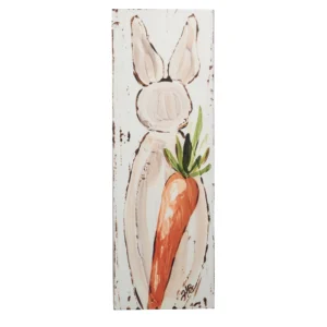 Bunny & Carrot Porch Sign