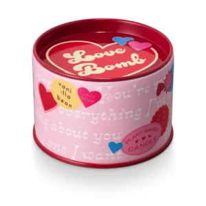 Love Bomb Tin Candle