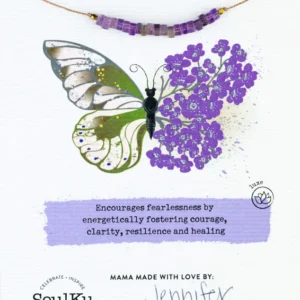 Amethyst Becoming Necklace for Fearless