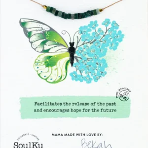 Moss Agate Becoming Necklace for Flourish