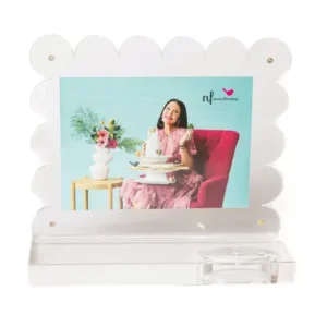 Clearly A-Nora-able Scalloped Acrylic Frame