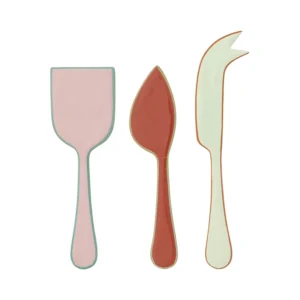 Enameled Cheese Knives