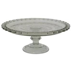 Pedestal Scalloped Edge