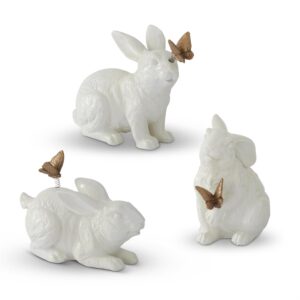 Assorted  White Garden Rabbit