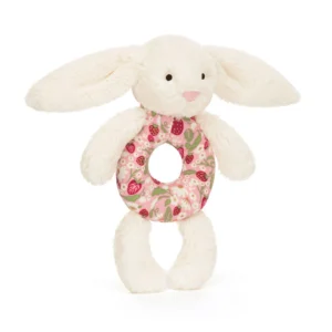 Blossom Cream Bunny "Berry" Ring Rattle