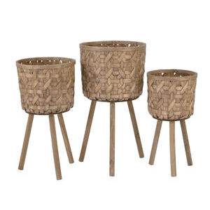 Natural Wood BIns