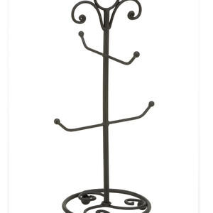 Four Arm Black Mug Stand