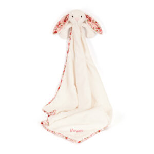 Blossom Cream Bunny 'Berry' Blankie