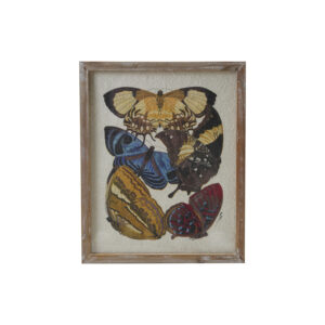 Textured Paper Wall Décor with Butterflies