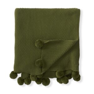 Sage Stitch Throw Blanket