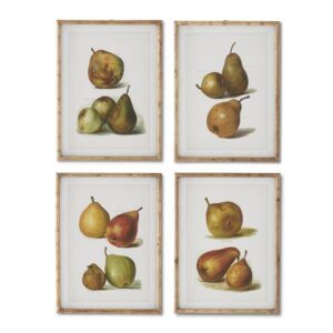 Wood Framed Pear Print