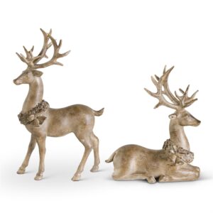 Light Brown Deer w/Antique Finish