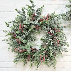Frosted Red Berry Wreath