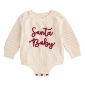 Santa Baby Sweater Bubble 6mo