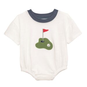 Boy Golf Tshirt Bubble White 6mo