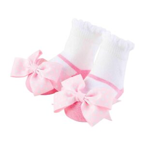 Pink Bow Mary Jane Socks w/Bow