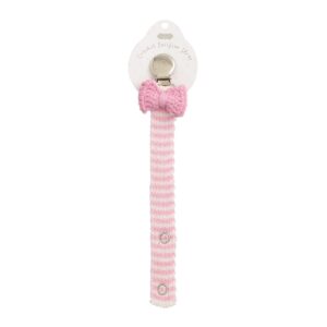 Pink Bow Crochet Pacy Strap