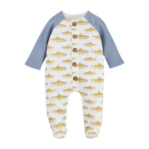 Fish Button Sleeper