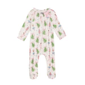 Christmas Tree Bow Sleeper 6mo