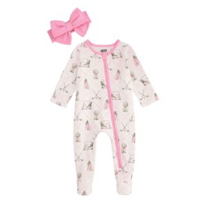 Golf Sleeper & Headband Set 9mo