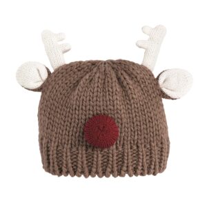 Reindeer Chunky Knit Hat
