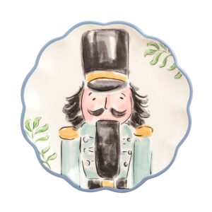 Blue Nutcracker Dessert Plate