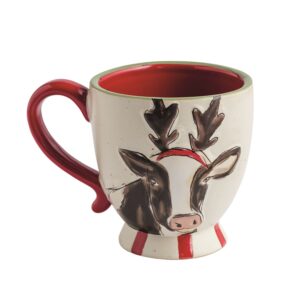 Cow Farm Christmas Mug